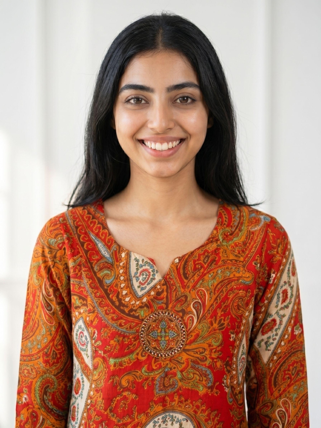 Paisley Digital Printed Short Kurta Top - Image 4